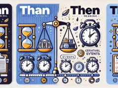 Than vs Then – Meaning