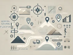 Ndajfolje gjermane për vendndodhjen (Lokaladverbien)