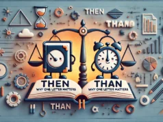 Then vs. Than: Why one letter matters
